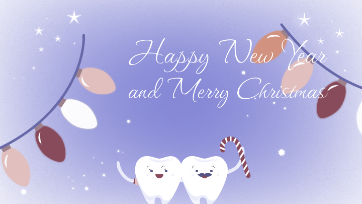 Сотрудников и пациентов Городской стоматологии с Новым годом поздравили Дед Мороз и Снегурочка